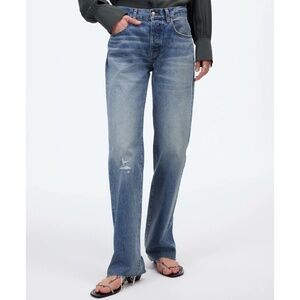 Madewell The Dean Easy Straight Jean Monessen Wash Rigid Size 29